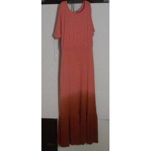Peach/Burnt Orange Ombre Women’s Maxi Dress by New Directions